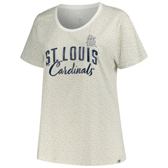 St. Louis Cardinals Profile Women's Plus Size Leopard T-Shirt Sale