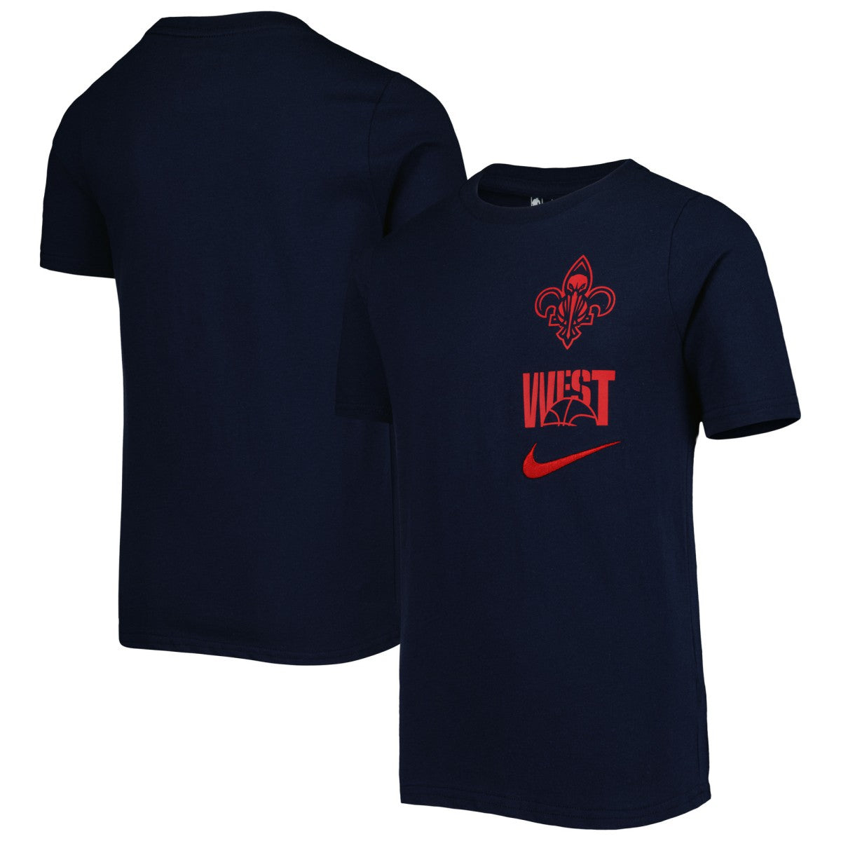 Nike - New Orleans Pelicans Youth Vs Block Essential T-Shirt - Navy