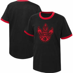 NBA - Toronto Raptors Youth Hoop City Hometown Ringer T-Shirt - Black