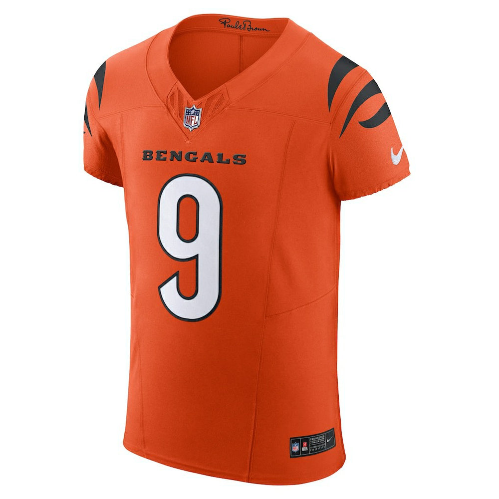 Joe Burrow Cincinnati Bengals Vapor F.U.S.E. Elite Jersey Orange - Nike