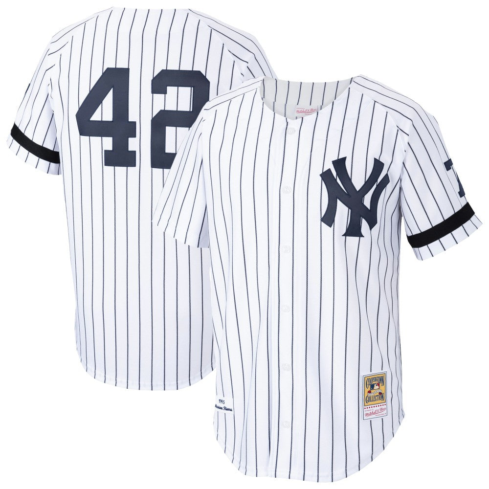 Mariano Rivera New York Yankees Cooperstown Collection 1995 Authentic Player Jersey - White | MLB Jerseys