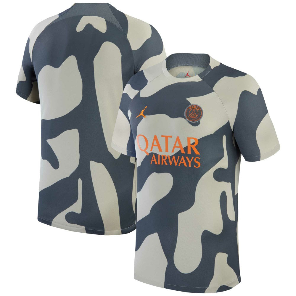 Jordan Paris Saint-Germain Jordan Brand 2023/24 Academy Pro Pre-Match Top - Gray