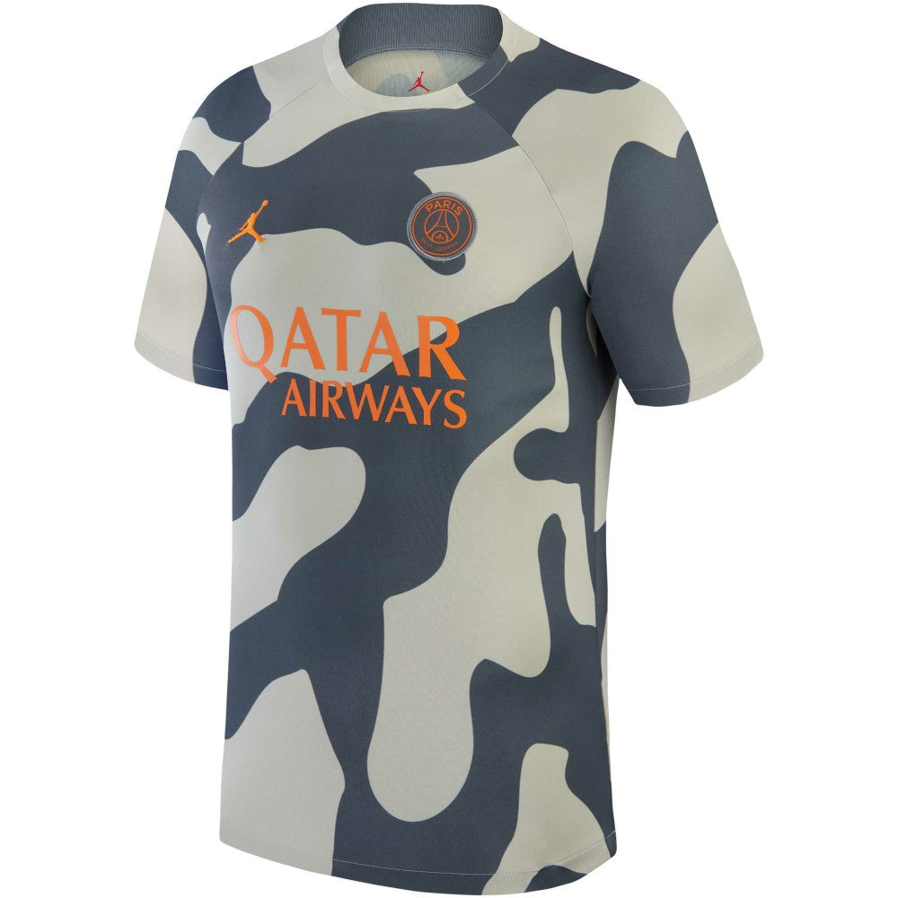 Jordan Paris Saint-Germain Jordan Brand 2023/24 Academy Pro Pre-Match Top - Gray
