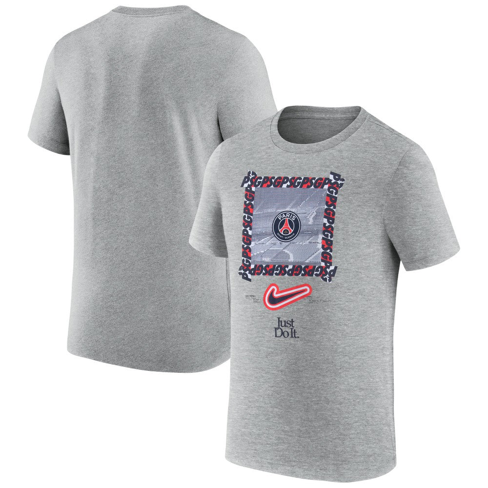 Nike Paris Saint-Germain DNA T-Shirts - Heather Gray