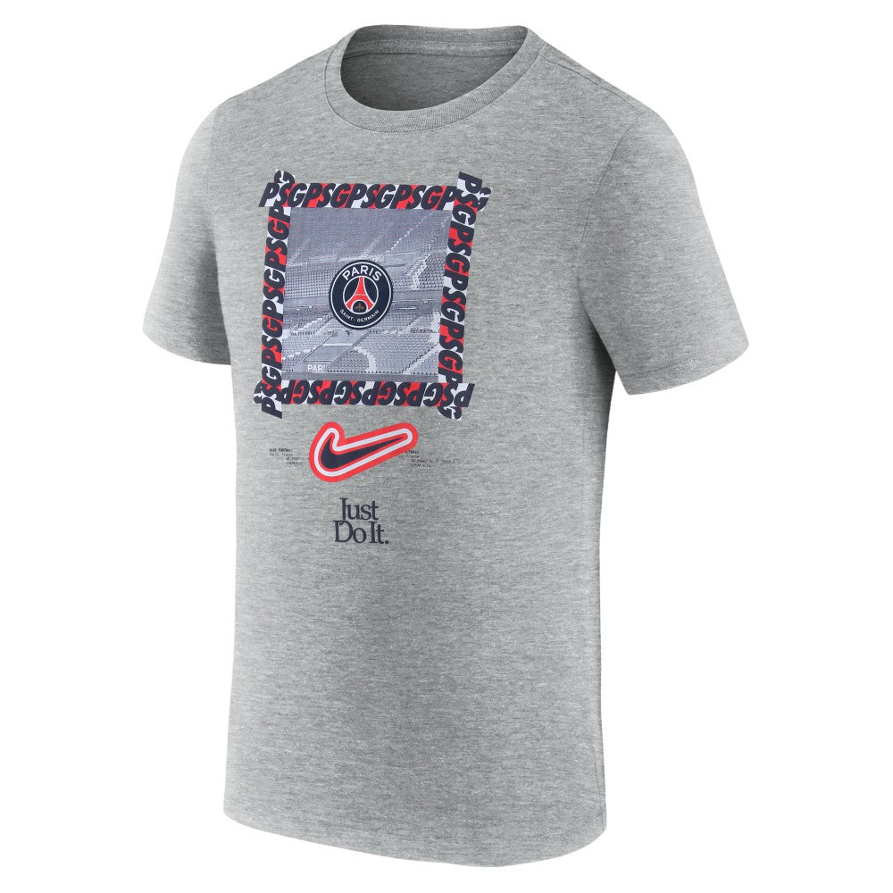 Nike Paris Saint-Germain DNA T-Shirts - Heather Gray