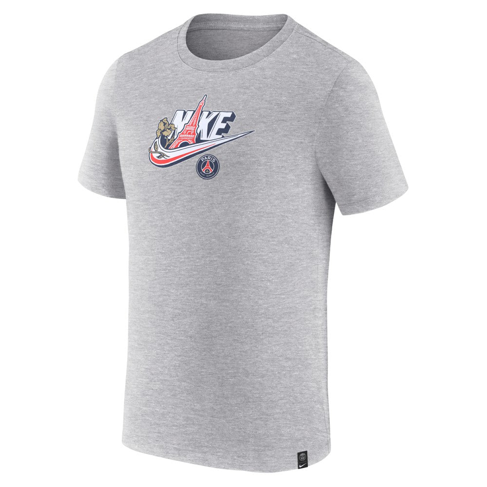 Nike Paris Saint-Germain Futura T-Shirts - Heather Gray