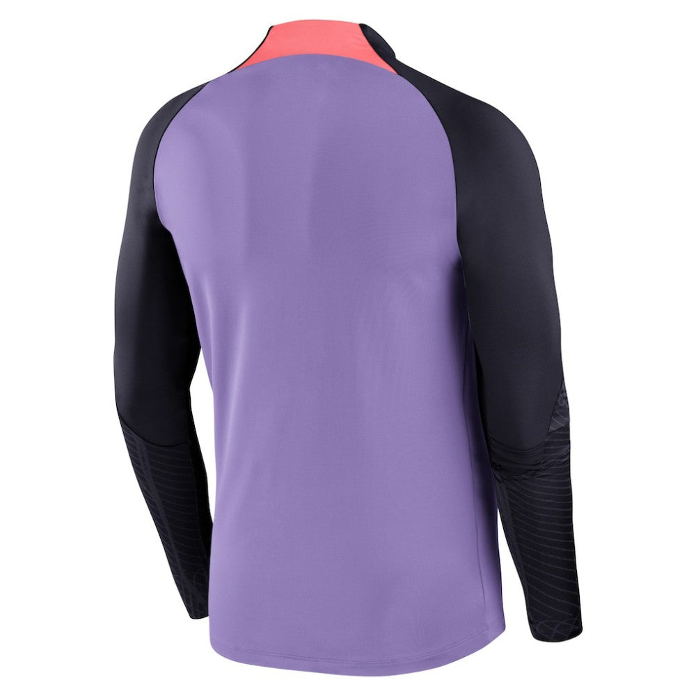 Nike Liverpool Strike Drill 2023/24 Performance Quarter-Zip Long Sleeve Top - Purple