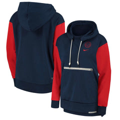 Nike Paris Saint-Germain Women's Standard Issue Pullover Hoodie - Navy/Red
