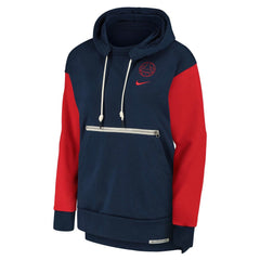 Nike Paris Saint-Germain Women's Standard Issue Pullover Hoodie - Navy/Red