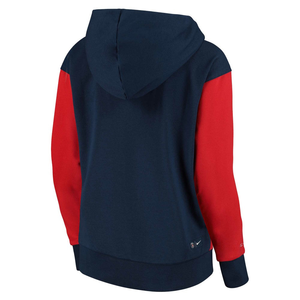 Nike Paris Saint-Germain Women's Standard Issue Pullover Hoodie - Navy/Red