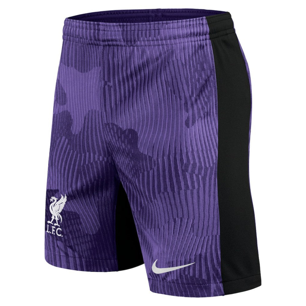 Nike Liverpool Youth 2023/24 Third Stadium Performance Shorts - Purple