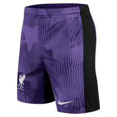 Nike Liverpool Youth 2023/24 Third Stadium Performance Shorts - Purple