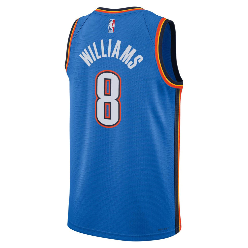 Nike - Jalen Williams Oklahoma City Thunder Unisex Swingman Jersey - Icon Edition - Blue
