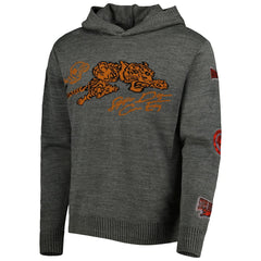 Cincinnati Bengals x BlaCkOWned Stripes Don't Come Easy Pullover Hoodie Gray - NFL