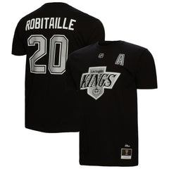 Luc Robitaille Los Angeles Kings - Mitchell & Ness Name & Number T-Shirt Black