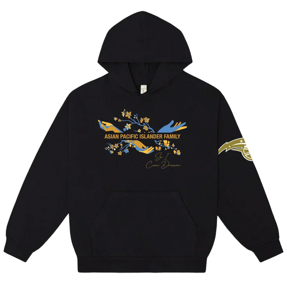 NBA - Orlando Magic AUTHMADE x NBA Unisex AAPI Dreamers Pullover Hoodie - Black