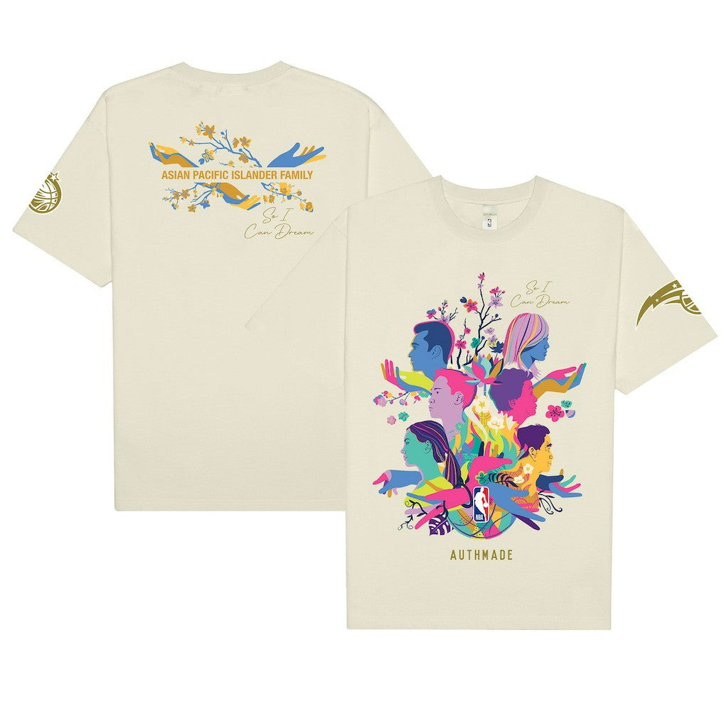 NBA - Orlando Magic AUTHMADE x NBA Unisex AAPI Dreamers T-Shirt - Cream