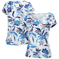 Houston Astros Tommy Bahama Women's Aubrey Romantic Blooms IslandZone T-Shirt Clearance