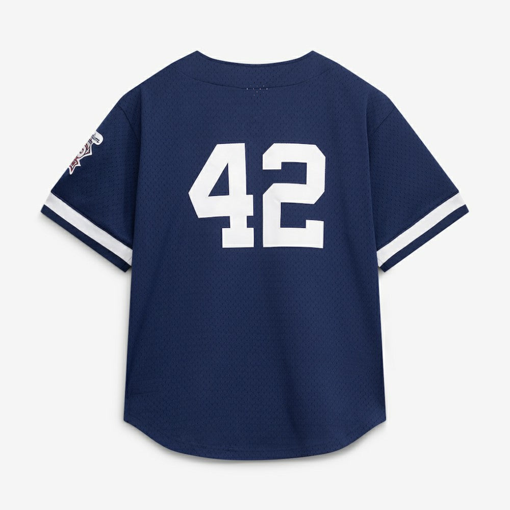 Mariano Rivera New York Yankees Mitchell & Ness Cooperstown Collection Mesh Batting Practice Button-Up Jersey for sale