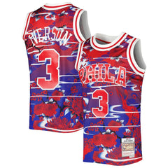 Mitchell & Ness - Allen Iverson Philadelphia 76ers 1996/97 Hardwood Classics Lunar New Year Swingman Jersey - Red