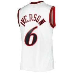 Mitchell & Ness - Allen Iverson Philadelphia 76ers 2002/03 Hardwood Classics Swingman Jersey - White