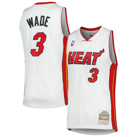 Dwyane Wade Miami Heat 2005/06 Hardwood Classics Swingman Jersey - White | NBA Jerseys