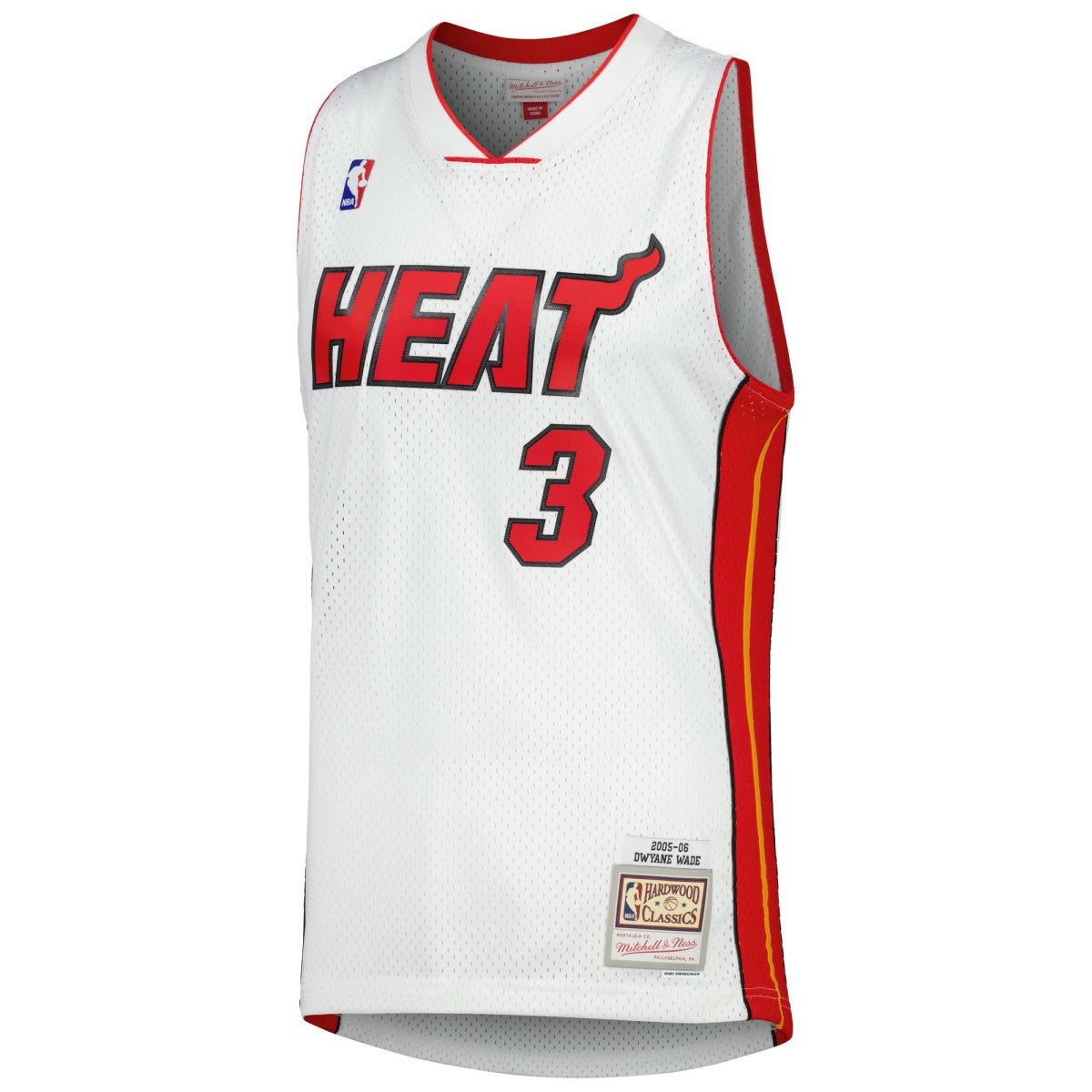 Mitchell & Ness - Dwyane Wade Miami Heat 2005/06 Hardwood Classics Swingman Jersey - White