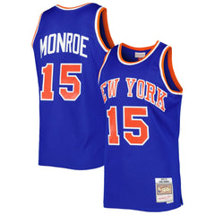 Mitchell & Ness - Earl Monroe New York Knicks 1972/73 Hardwood Classics Swingman Jersey - Blue