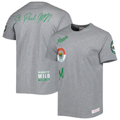 Minnesota Wild - Mitchell & Ness City Collection T-Shirt Heather Gray