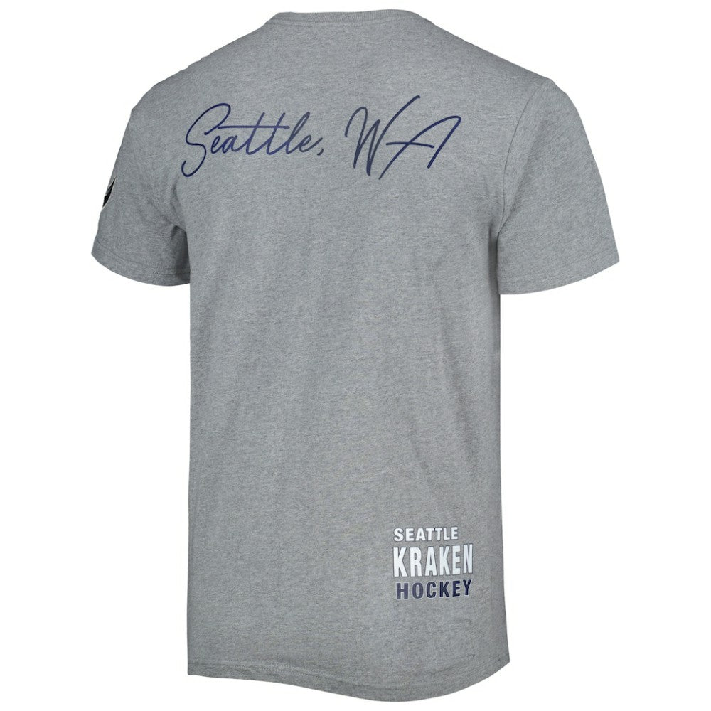Seattle Kraken Mitchell & Ness City Collection T-Shirt Heather Gray