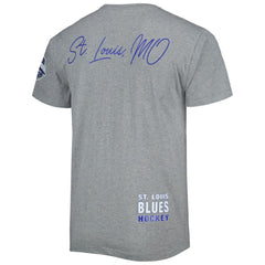 St. Louis Blues - Mitchell & Ness City Collection T-Shirt Heather Gray