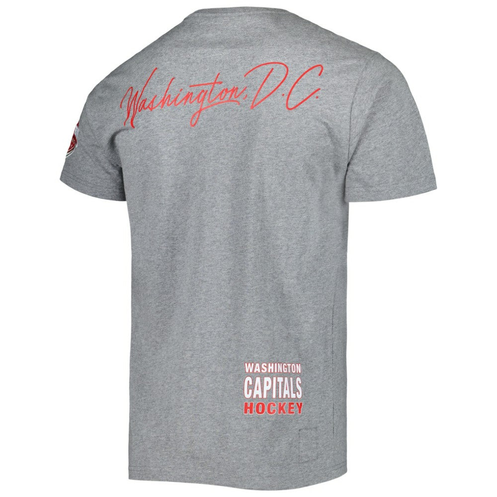Washington Capitals Mitchell & Ness City Collection T-Shirt Heather Gray
