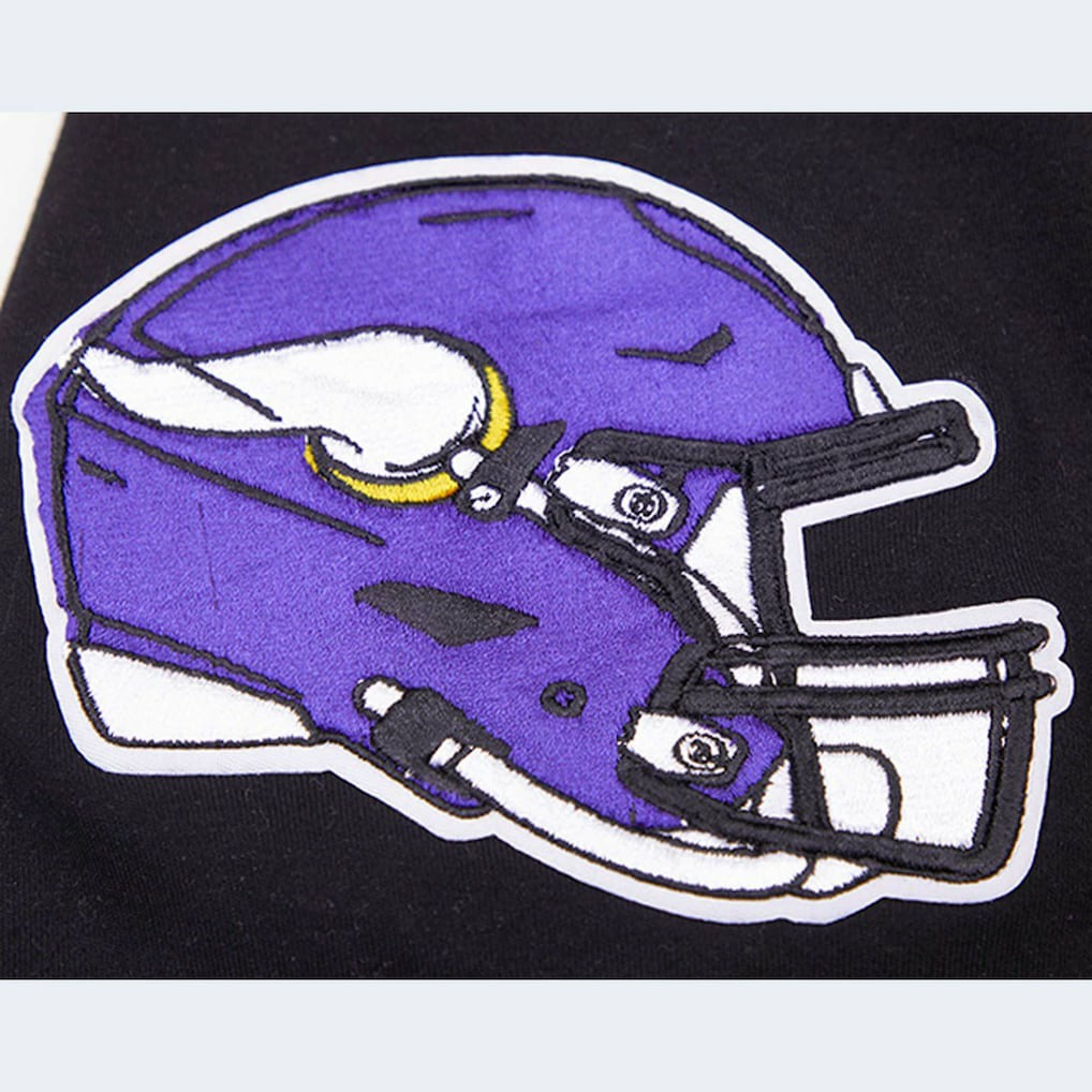 Justin Jefferson Minnesota Vikings Pro Standard Player Name & Number Hoodie T-Shirt Black - NFL