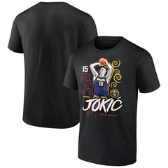 NBA - Nikola Jokic Denver Nuggets Competitor T-Shirt - Black