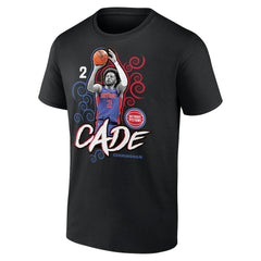 NBA - Cade Cunningham Detroit Pistons Competitor T-Shirt - Black