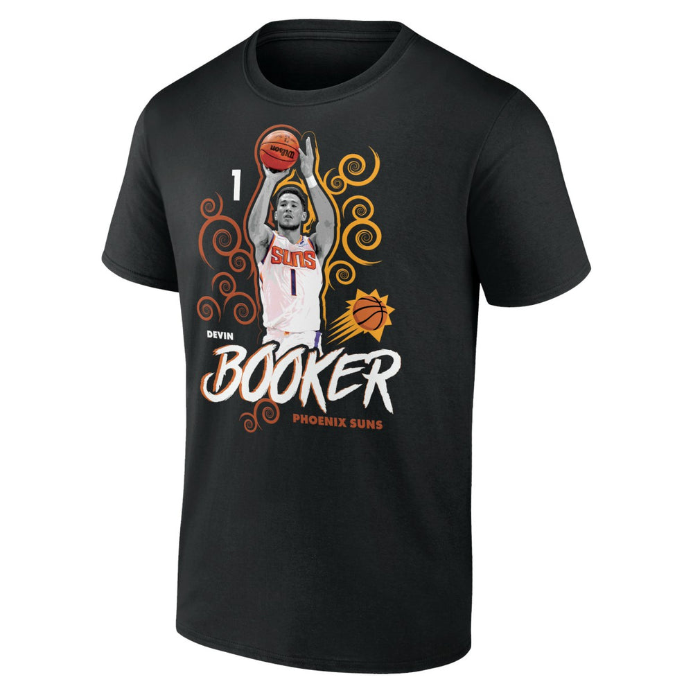 NBA - Devin Booker Phoenix Suns Competitor T-Shirt - Black