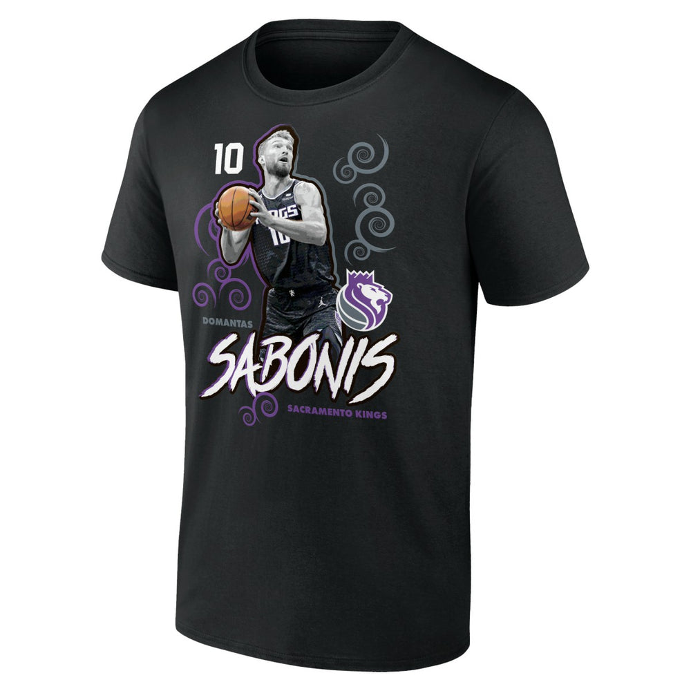 NBA - Domantas Sabonis Sacramento Kings Competitor T-Shirt - Black