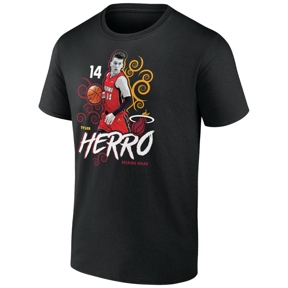 NBA - Tyler Herro Miami Heat Competitor T-Shirt - Black