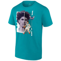 NBA - LaMelo Ball Charlotte Hornets Jump Pass T-Shirt - Aqua