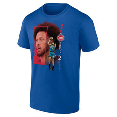 NBA - Cade Cunningham Detroit Pistons Jump Pass T-Shirt - Royal