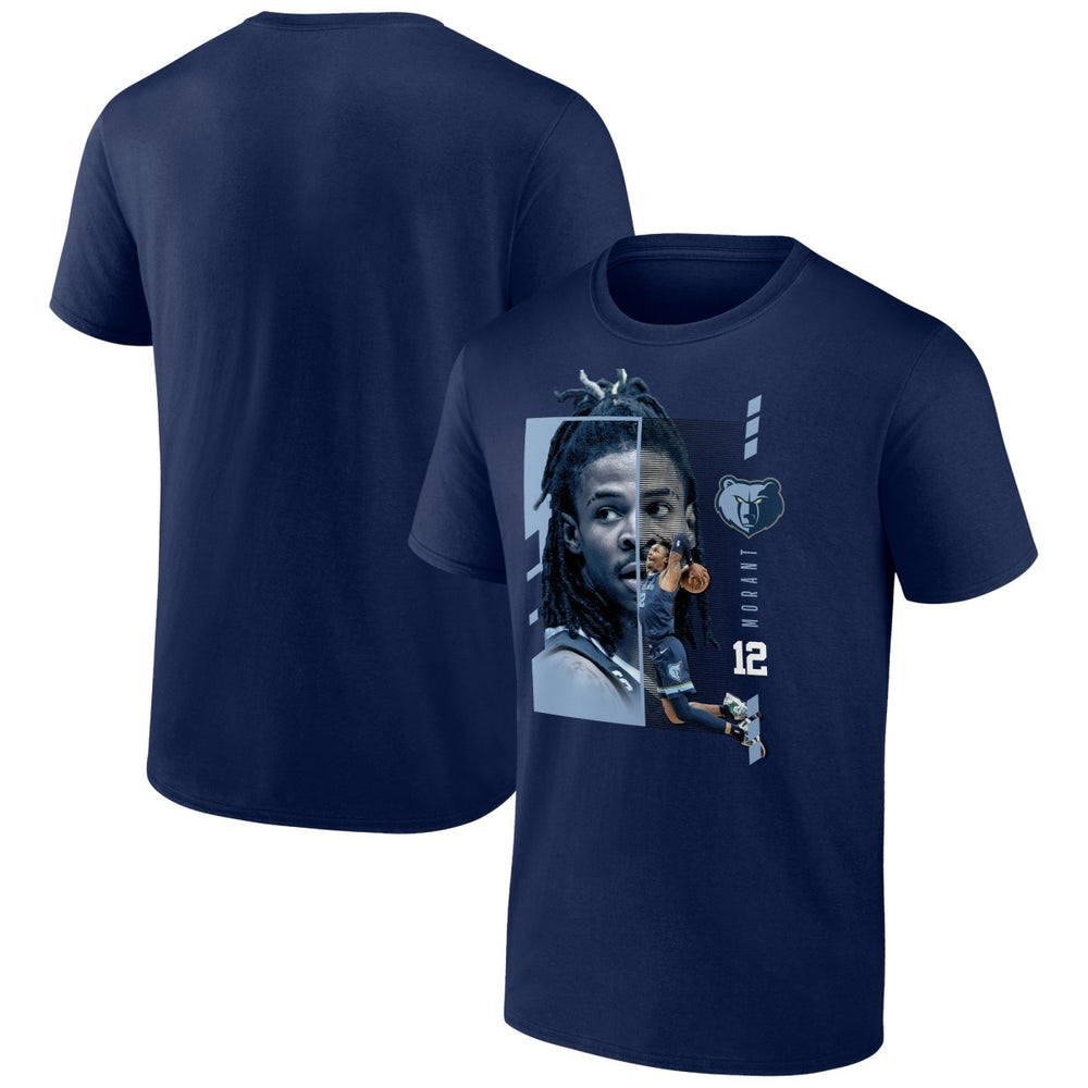 NBA - Ja Morant Memphis Grizzlies Jump Pass T-Shirt - Navy