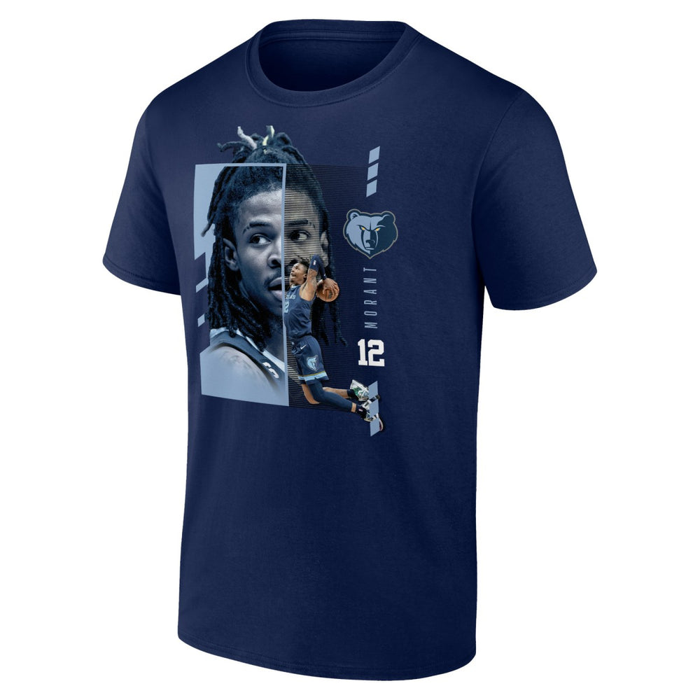 NBA - Ja Morant Memphis Grizzlies Jump Pass T-Shirt - Navy