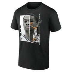 NBA - Keldon Johnson San Antonio Spurs Jump Pass T-Shirt - Black