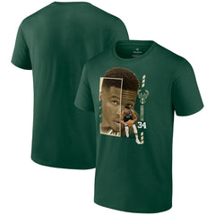 NBA - Giannis Antetokounmpo Milwaukee Bucks Jump Pass T-Shirt - Green