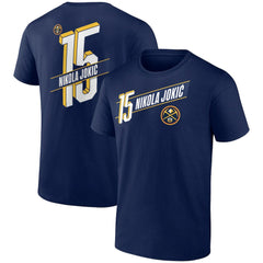 NBA - Nikola Jokic Denver Nuggets Full-Court Press Name & Number T-Shirt - Navy