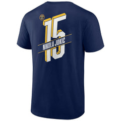 NBA - Nikola Jokic Denver Nuggets Full-Court Press Name & Number T-Shirt - Navy