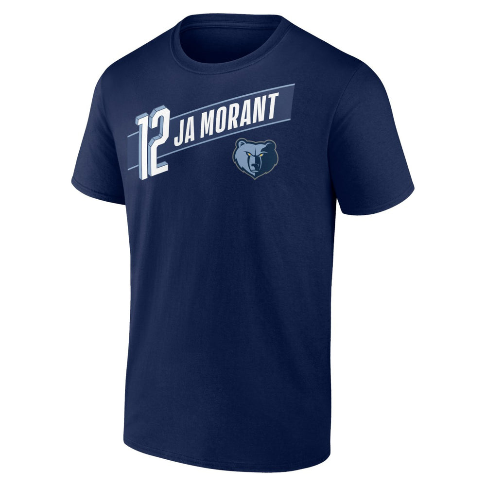 NBA - Ja Morant Memphis Grizzlies Full-Court Press Name & Number T-Shirt - Navy