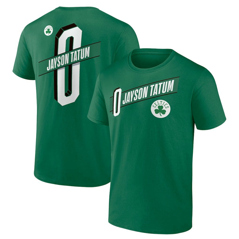 NBA - Jayson Tatum Boston Celtics Full-Court Press Name & Number T-Shirt - Green