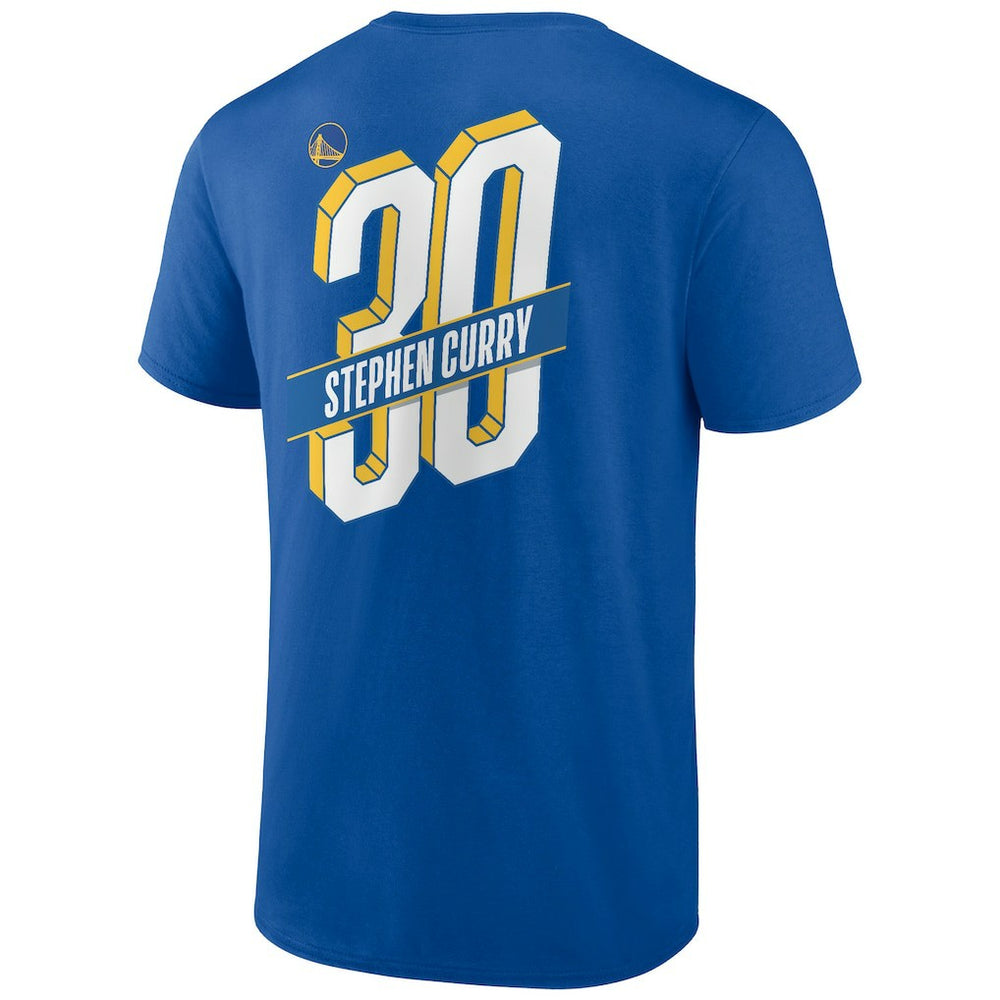 NBA - Stephen Curry Golden State Warriors Full-Court Press Name & Number T-Shirt - Royal