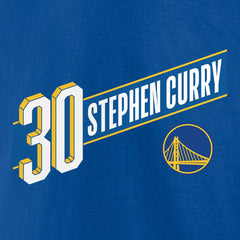 NBA - Stephen Curry Golden State Warriors Full-Court Press Name & Number T-Shirt - Royal